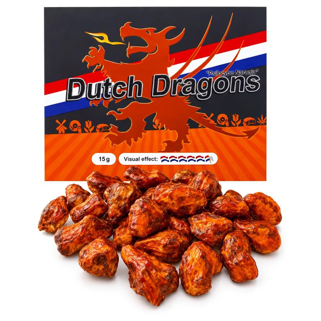 Dutch Dragons magic truffels 15 gram, oranje Psilocybe Naranja truffels