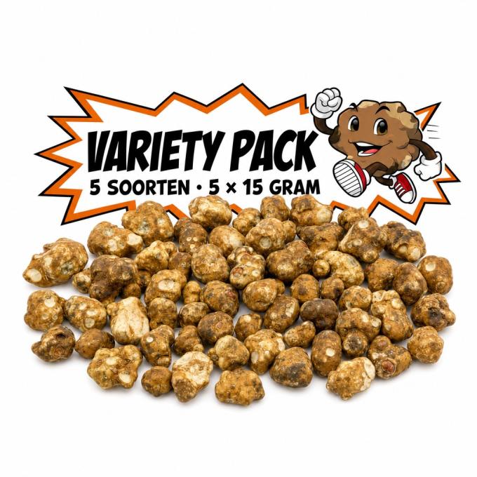 Variety Pack - 5 soorten magic truffels <br><span>Gratis verzending</span>