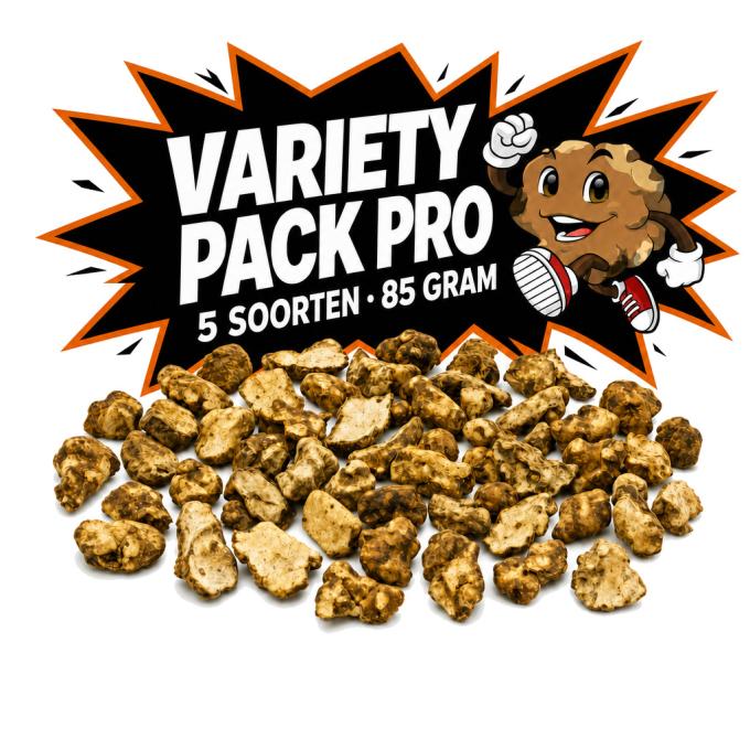 Variety Pack Pro magic truffels, 5 soorten, 85 gram